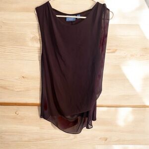 Elegant Simply Vera Plum Sleeveless Top